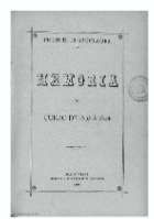 'Memoria acerca del estado del Instituto Provincial de 2.ª Enseñanza de Guadalajara que en el acto solemne de la apertura del curso académico de 1894 á 1895 leyó el Ldo. D. Jenaro Pérez y Villarejo Catedrático y Secretario de dicho Establecimiento' -   (