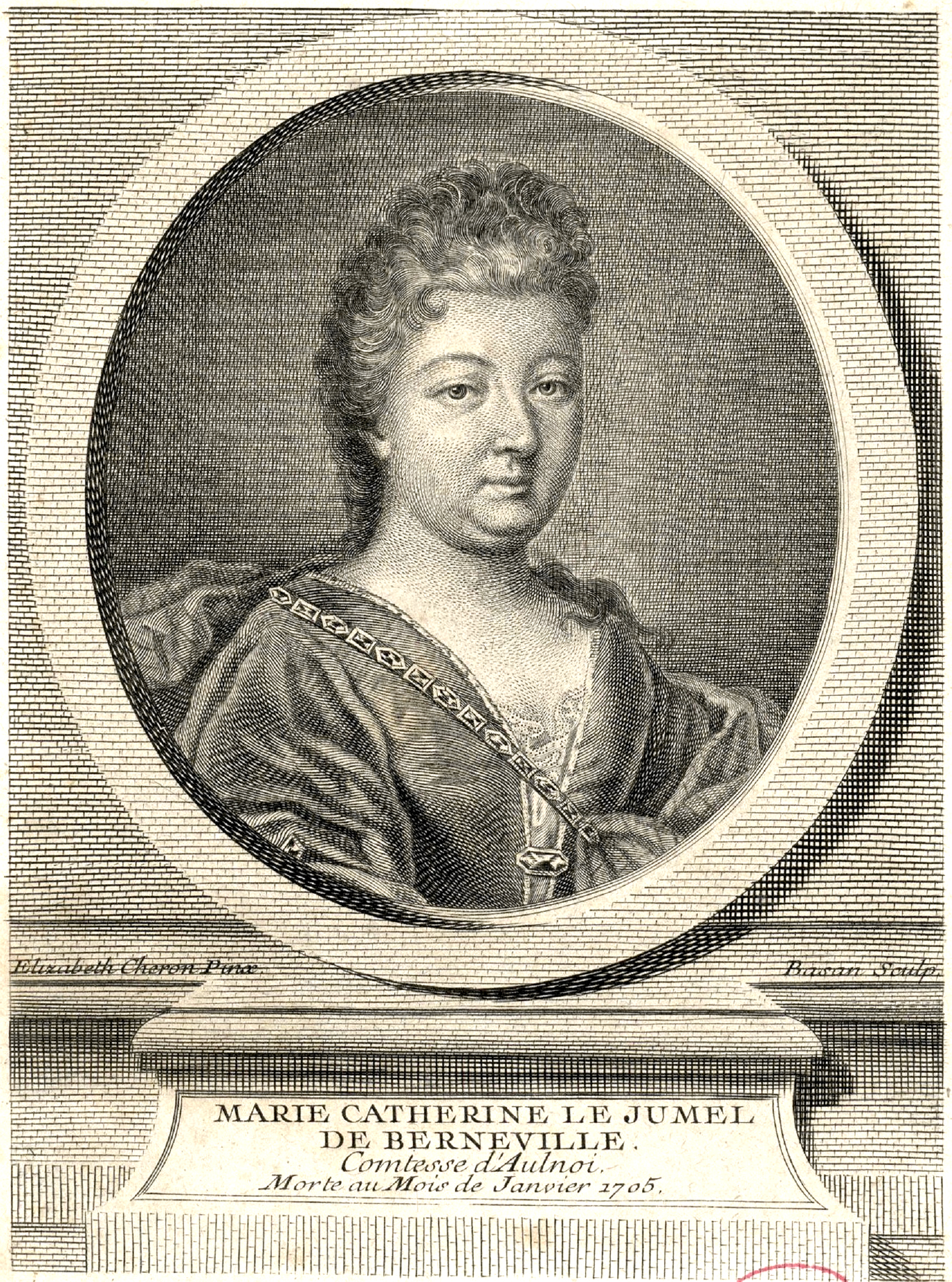 Retrato de Baronesa d'Aulnoy procedente de Wikimedia Commons