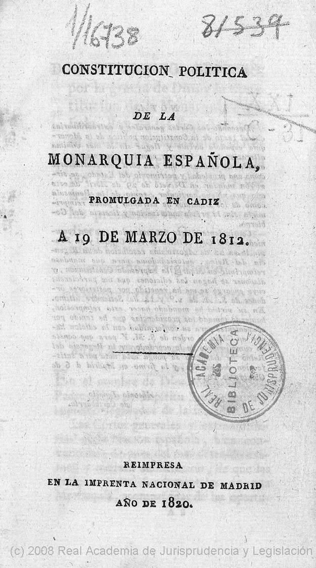 Constitución española de 1812