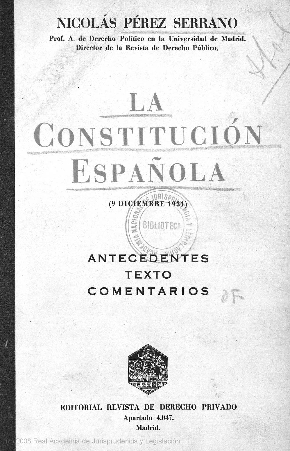 Constitución española de 1931