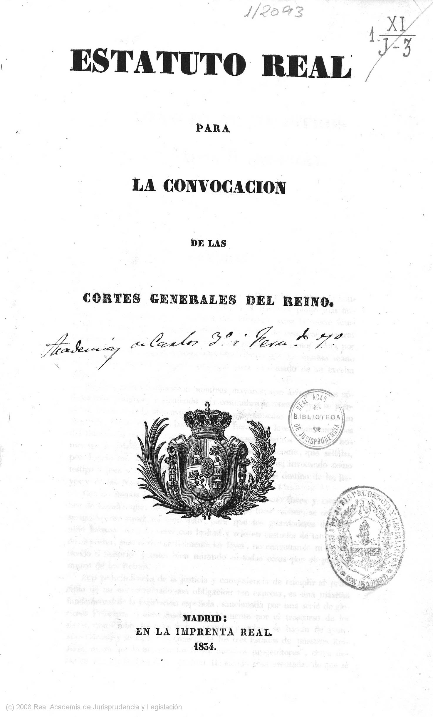 Constitución española de 1834