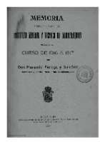 'Memoria acerca del estado del Instituto General y Técnico de Guadalajara durante el curso de 1916 á 1917 por Don Florencio Moraga y Sánchez Secretario y Catedrático de dicho Establecimiento' -   (01/01/1917)