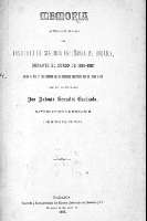 'Memoria acerca del estado del Instituto de Segunda Enseñanzal de Badajoz, durante el curso de 1886 a 1887, leída el día 1º de Octubre en la solemne apertura del de 1887-88, por el licenciado D. Antonio González Cuadrado, Catedrático Numerario y Secretar