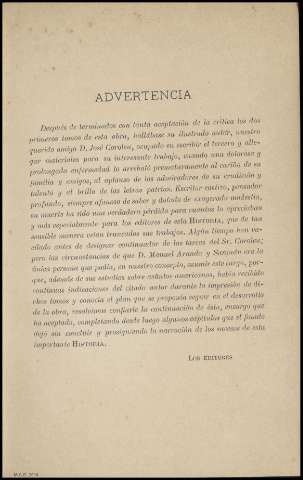 ADVERTENCIA