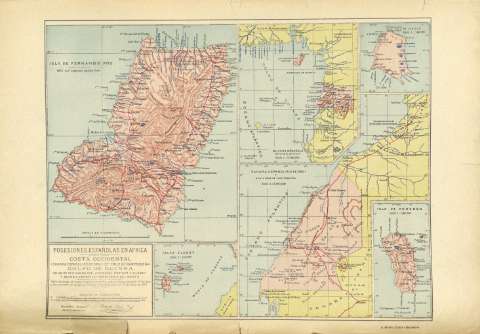 Mapa de oro africano -  España