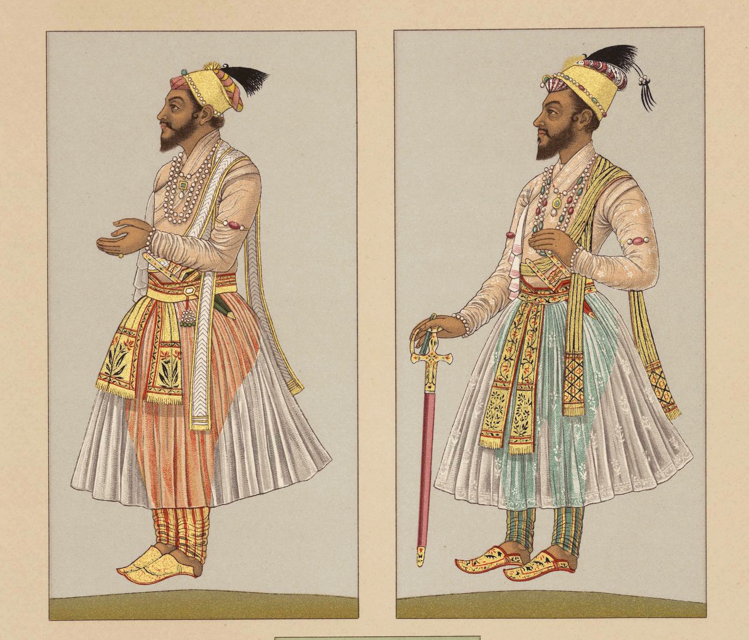 Inde : Empereurs de la dynastie Mogole 