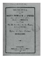 'Memoria acerca del estado del Instituto Provincial de 2.ª Enseñanza de Guadalajara, leida el día 16 de setiembre de 1864, por el Director Dr. D. José Julio de la Fuente, en el acto solemne de la Apertura del Curso Académico de 1864 á 1865' -   (01/01/18