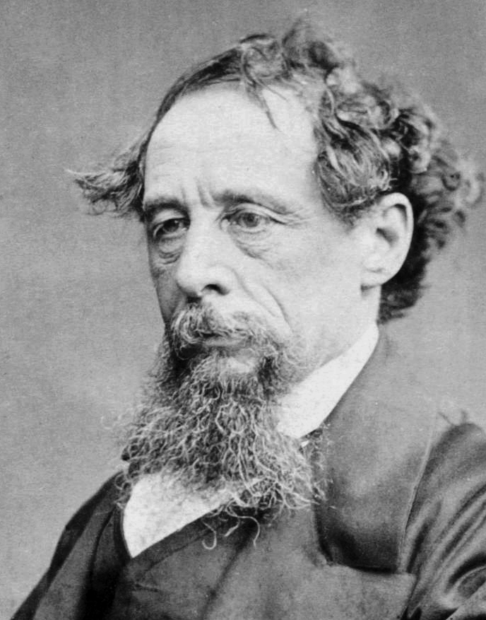 Retrato de Charles Dickens procedente de Wikimedia Commons