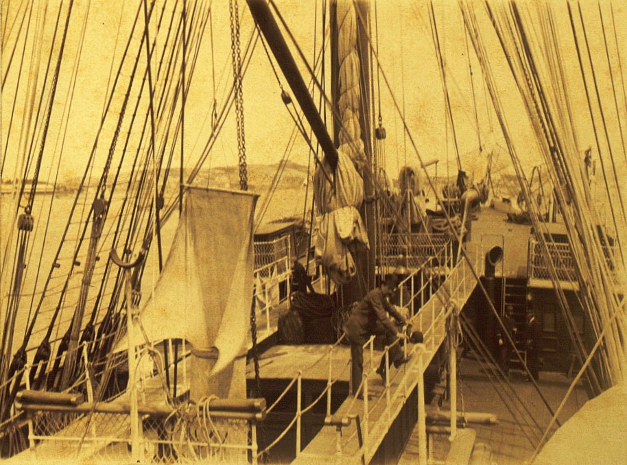 [Benito Pérez Galdós embarcado] (ca. 1870-1885)
