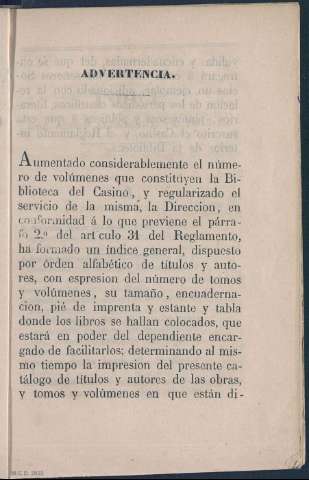 Advertencia