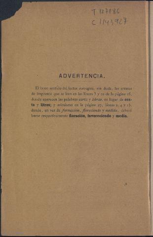 Advertencia