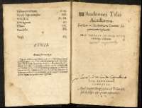 (H_3_138)_Audomari Talaei Academia. Eiusdem In Academicum Ciceronis fragmentum explicatio ...