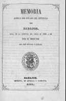 'Memoria acerca del estado del Instituto de Badajoz, leída en la apertura del curso de 1861 á 62 por su director Don José Muntada y Andrade' -   (01/01/1861)