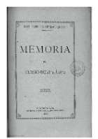 'Memoria acerca del estado del Instituto Provincial de 2.ª Enseñanza de Guadalajara que en el acto solemne de la apertura del curso académico de 1892 á 1893 leyó el Ldo. D. Facundo Pérez de Arce Catedrático y Secretario de dicho establecimiento' -   (01/