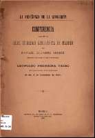 La enseñanza de la geografía  : conferencia dada en la Real Sociedad Geográfica de Madrid