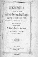 'Memoria acerca del estado del Instituto Provincial de Badajoz, durante el curso de 1885 a 1886, leída el 1º de Octubre en la solemne apertura del de 1886-87, por el licenciado D. Antonio González Cuadrado, Catedrático Numerario y Secretario del Institut